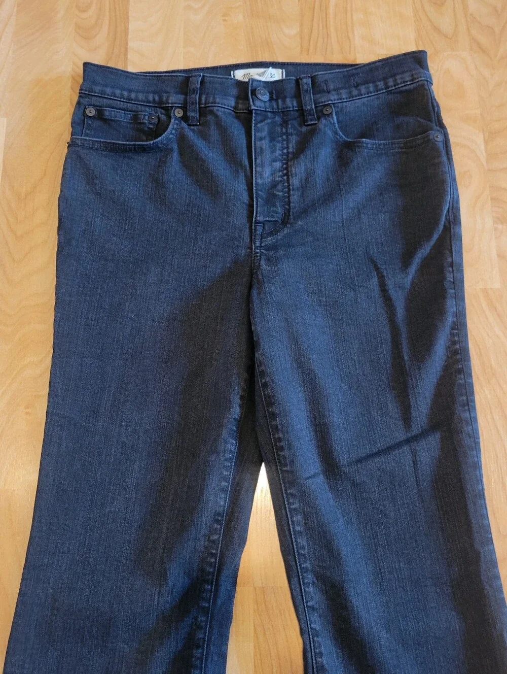 Madewell Kick Out Full Length Black Jeans Size 29